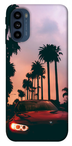 Чехол itsPrint BMW at sunset для Motorola Moto G41