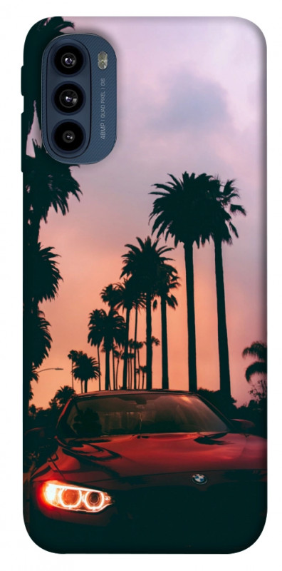 Чехол itsPrint BMW at sunset для Motorola Moto G41, авто, купить оптом с доставкой