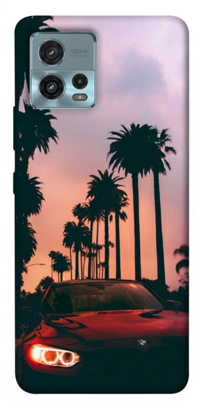 Чехол itsPrint BMW at sunset для Motorola Moto G72, авто, купить оптом с доставкой