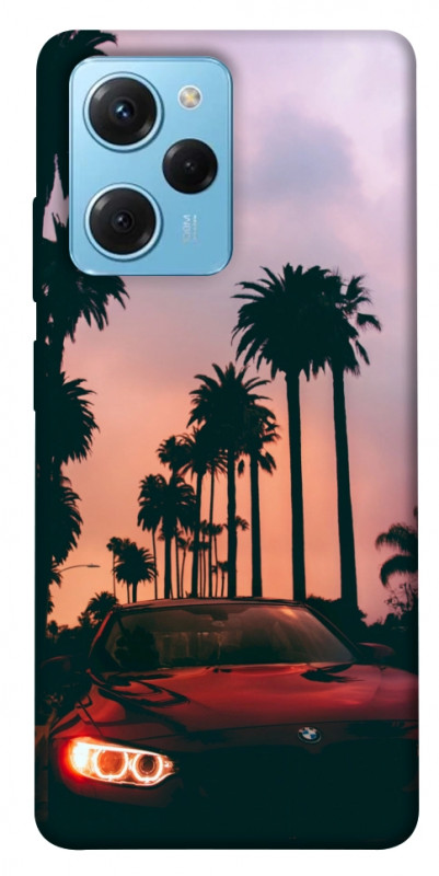 Чехол itsPrint BMW at sunset для Xiaomi Poco X5 Pro 5G, авто, купить оптом с доставкой