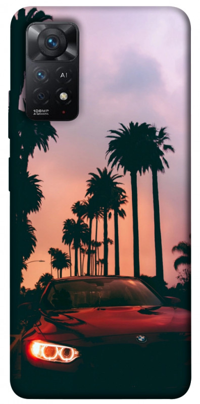Чехол itsPrint BMW at sunset для Xiaomi Redmi Note 11 Pro 4G/5G, авто, купить оптом с доставкой
