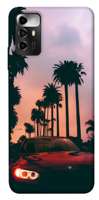 Чехол itsPrint BMW at sunset для ZTE Blade V40 Vita, авто, купить оптом с доставкой