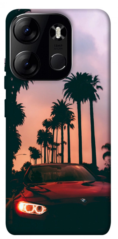 Чехол itsPrint BMW at sunset для Tecno Spark Go 2023, авто, купить оптом с доставкой