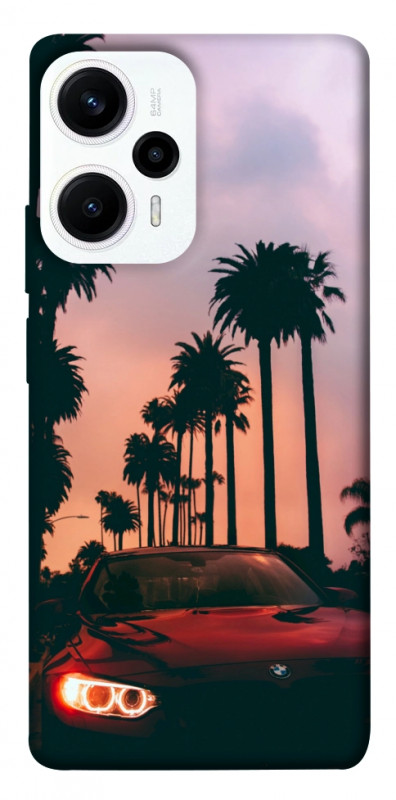 Чехол itsPrint BMW at sunset для Xiaomi Poco F5 / Note 12 Turbo, авто, купить оптом с доставкой