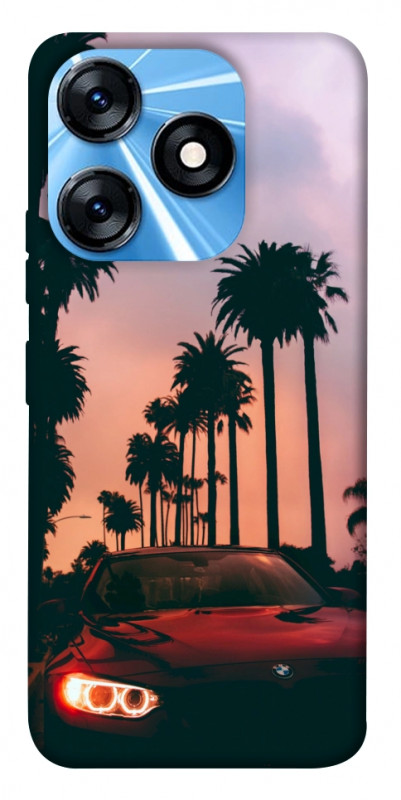 Чехол itsPrint BMW at sunset для TECNO Spark 10 Pro, авто, купить оптом с доставкой