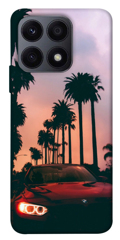 Чехол itsPrint BMW at sunset для Huawei Honor X8a, авто, купить оптом с доставкой
