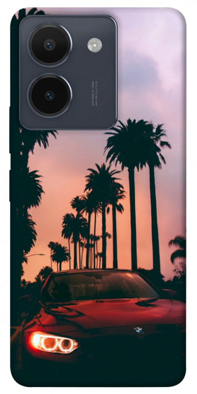 Чехол itsPrint BMW at sunset для Vivo Y36, авто, купить оптом с доставкой