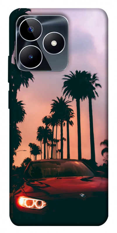 Чехол itsPrint BMW at sunset для Realme C53, авто, купить оптом с доставкой