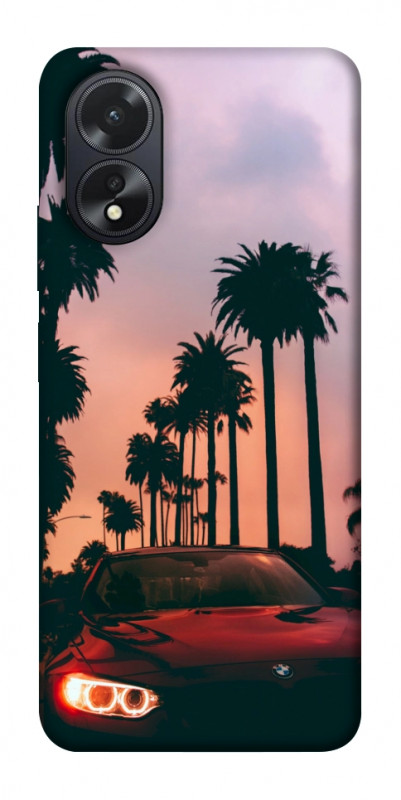 Чехол itsPrint BMW at sunset для Oppo A38, авто, купить оптом с доставкой