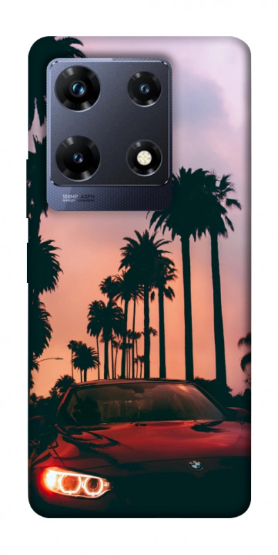 Чехол itsPrint BMW at sunset для Infinix Note 30 Pro, авто, купить оптом с доставкой