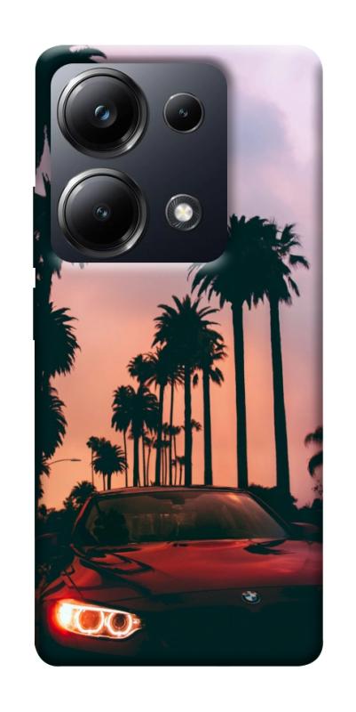 Чехол itsPrint BMW at sunset для Xiaomi Redmi 13 4G / Poco M6 4G, авто, купить оптом с доставкой
