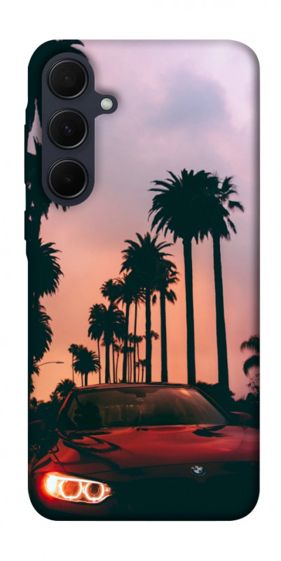 Чехол itsPrint BMW at sunset для Samsung Galaxy A35, авто, купить оптом с доставкой