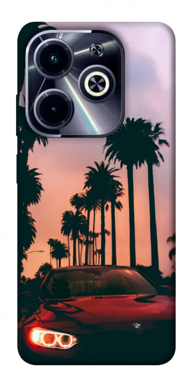 Чехол itsPrint BMW at sunset для Infinix Hot 40i, авто, купить оптом с доставкой