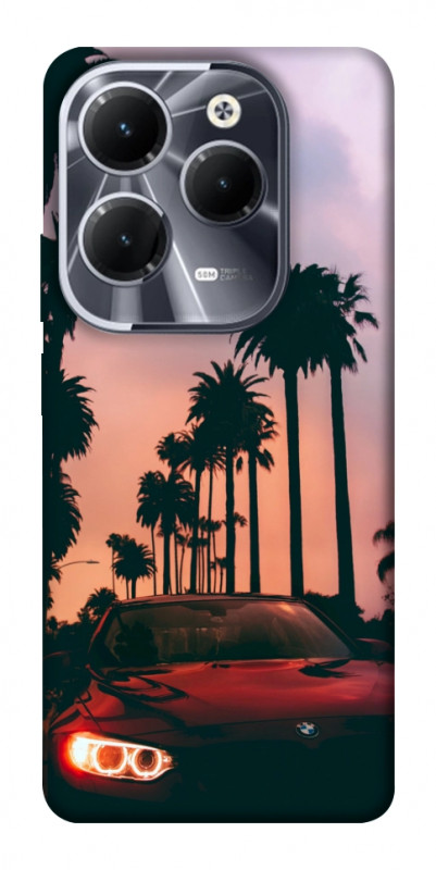 Чехол itsPrint BMW at sunset для Infinix Hot 40, авто, купить оптом с доставкой