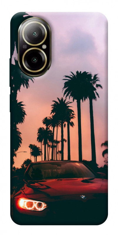 Чехол itsPrint BMW at sunset для Realme C67 4G, авто, купить оптом с доставкой