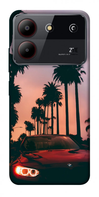 Чехол itsPrint BMW at sunset для ZTE Blade A54 4G, авто, купить оптом с доставкой
