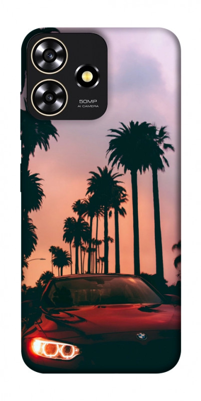 Чехол itsPrint BMW at sunset для ZTE Blade A73 4G, авто, купить оптом с доставкой