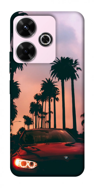 Чехол itsPrint BMW at sunset для Xiaomi Redmi 13 4G / Poco M6 4G, авто, купить оптом с доставкой