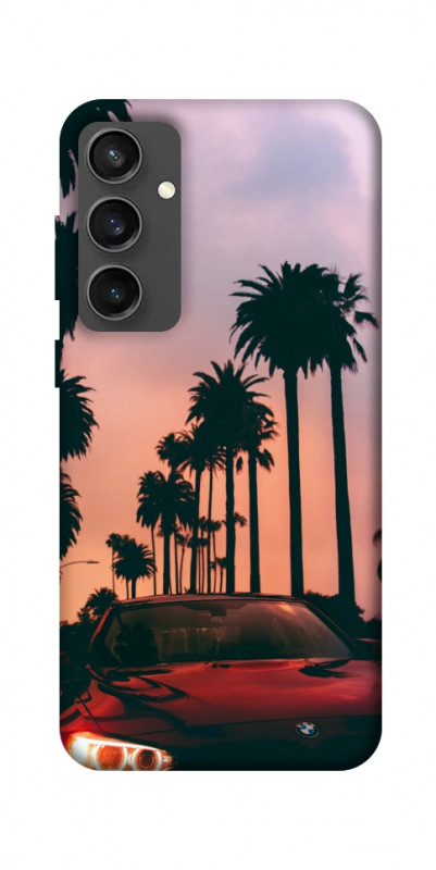Чехол itsPrint BMW at sunset для Samsung Galaxy S24 FE, авто, купить оптом с доставкой