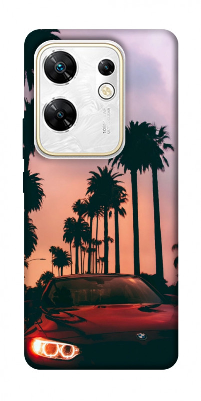 Чехол itsPrint BMW at sunset для Infinix Zero 30 4G, авто, купить оптом с доставкой
