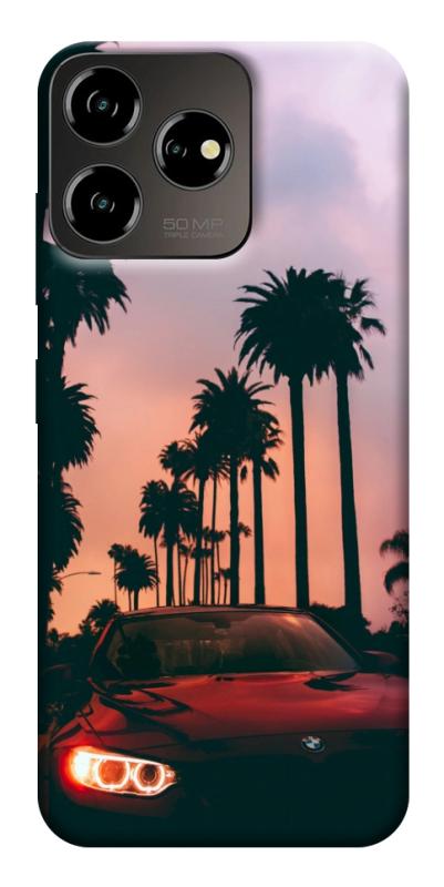 Чехол itsPrint BMW at sunset для ZTE Blade V50 Desing 4G, авто, купить оптом с доставкой