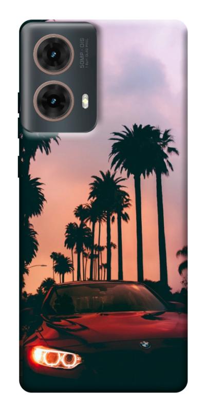 Чехол itsPrint BMW at sunset для Motorola Moto G85, авто, купить оптом с доставкой