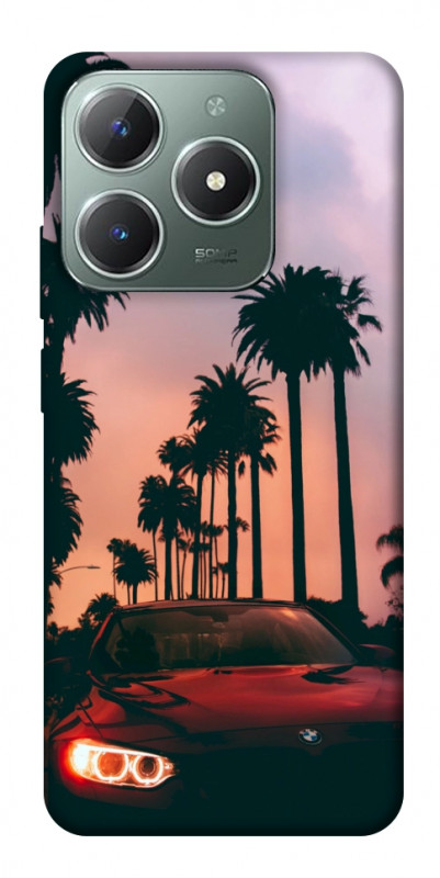 Чехол itsPrint BMW at sunset для Realme C61 4G, авто, купить оптом с доставкой