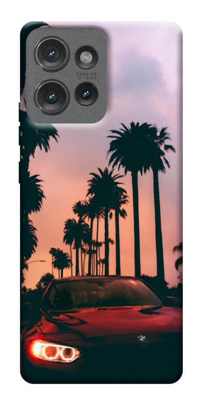 Чехол itsPrint BMW at sunset для Motorola Edge 50, авто, купить оптом с доставкой
