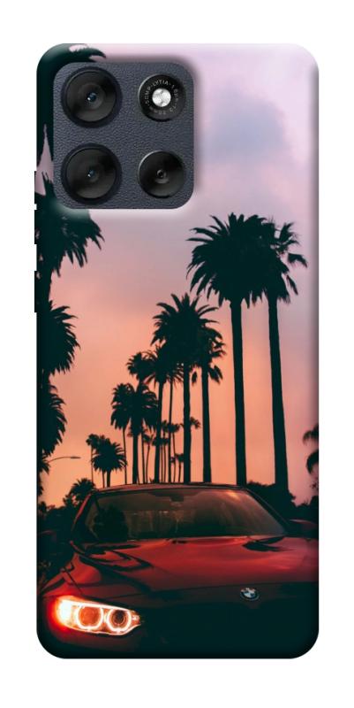 Чехол itsPrint BMW at sunset для Motorola Moto G56 5G, авто, купить оптом с доставкой