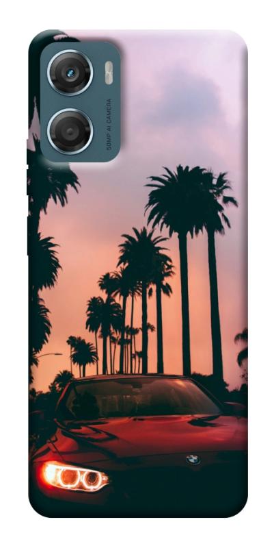 Чехол itsPrint BMW at sunset для Motorola Moto G06, авто, купить оптом с доставкой