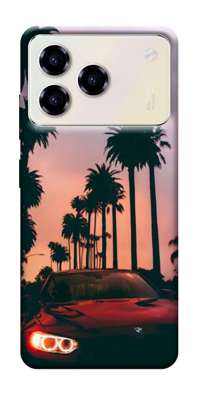 Чехол itsPrint BMW at sunset для ZTE Blade A76, авто, купить оптом с доставкой
