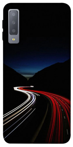 Чехол itsPrint Красно-белая дорога для Samsung A750 Galaxy A7 (2018)