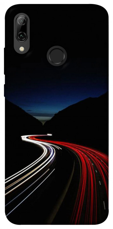 Чехол itsPrint Красно-белая дорога для Huawei P Smart (2019), авто, купить оптом с доставкой