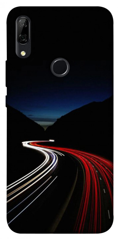 Чехол itsPrint Красно-белая дорога для Huawei P Smart Z, авто, купить оптом с доставкой