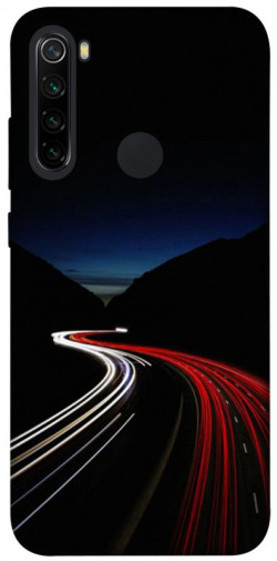 Чехол itsPrint Красно-белая дорога для Xiaomi Redmi Note 8