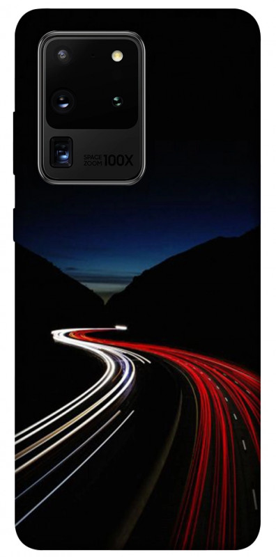 Чехол itsPrint Красно-белая дорога для Samsung Galaxy S20 Ultra, авто, купить оптом с доставкой