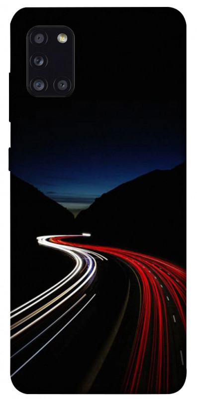 Чехол itsPrint Красно-белая дорога для Samsung Galaxy A31, авто, купить оптом с доставкой