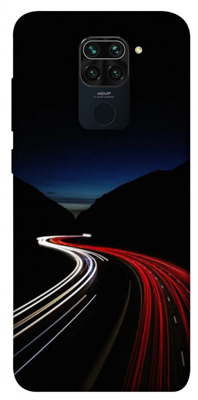 Чехол itsPrint Красно-белая дорога для Xiaomi Redmi Note 9 / Redmi 10X, авто, купить оптом с доставкой