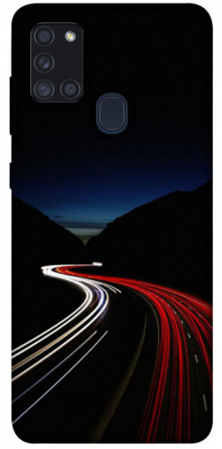 Чехол itsPrint Красно-белая дорога для Samsung Galaxy A21s