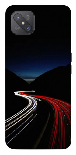 Чехол itsPrint Красно-белая дорога для Oppo A92s