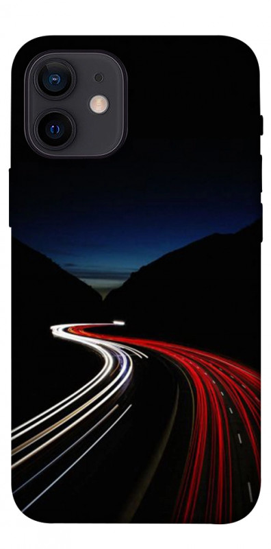 Чехол itsPrint Красно-белая дорога для Apple iPhone 12 mini (5.4"), авто, купить оптом с доставкой