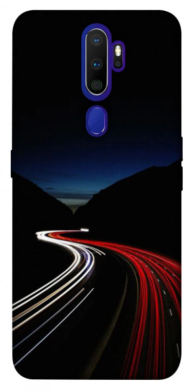 Чехол itsPrint Красно-белая дорога для Oppo A5 (2020) / Oppo A9 (2020), авто, купить оптом с доставкой