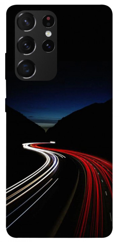 Чехол itsPrint Красно-белая дорога для Samsung Galaxy S21 Ultra, авто, купить оптом с доставкой