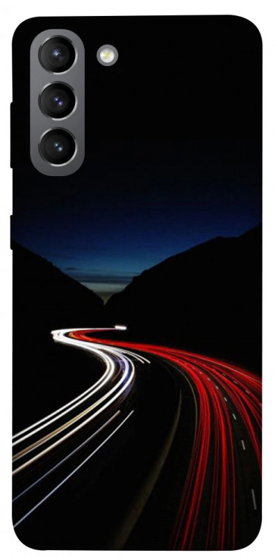 Чехол itsPrint Красно-белая дорога для Samsung Galaxy S21, авто, купить оптом с доставкой