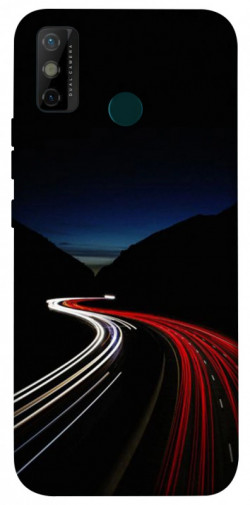 Чохол itsPrint Червоно-біла дорога для TECNO Spark 6 Go