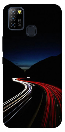 Чохол itsPrint Червоно-біла дорога для Infinix Hot 10 Lite