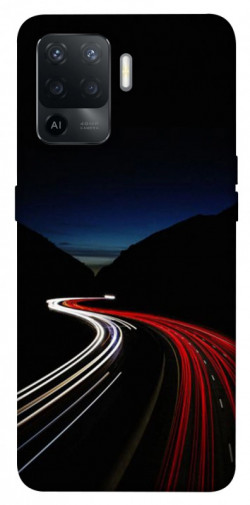 Чохол itsPrint Червоно-біла дорога для Oppo Reno 5 Lite
