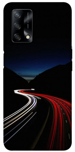 Чохол itsPrint Червоно-біла дорога для Oppo A74 4G