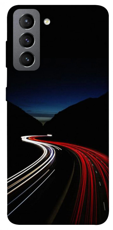 Чехол itsPrint Красно-белая дорога для Samsung Galaxy S21 FE, авто, купить оптом с доставкой