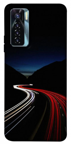 Чехол itsPrint Красно-белая дорога для TECNO Camon 17 Pro